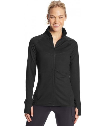 Women's Full Zip Cardio Jacket Ebony $16.56 Jackets