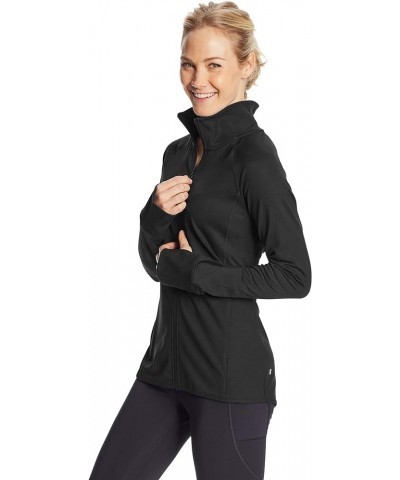 Women's Full Zip Cardio Jacket Ebony $16.56 Jackets