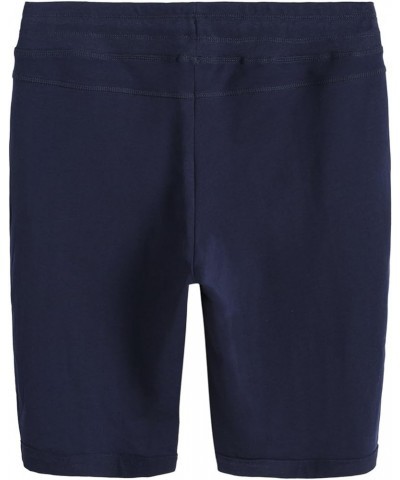 Women's Cotton Bermuda Shorts with Pockets Navy $13.39 Activewear