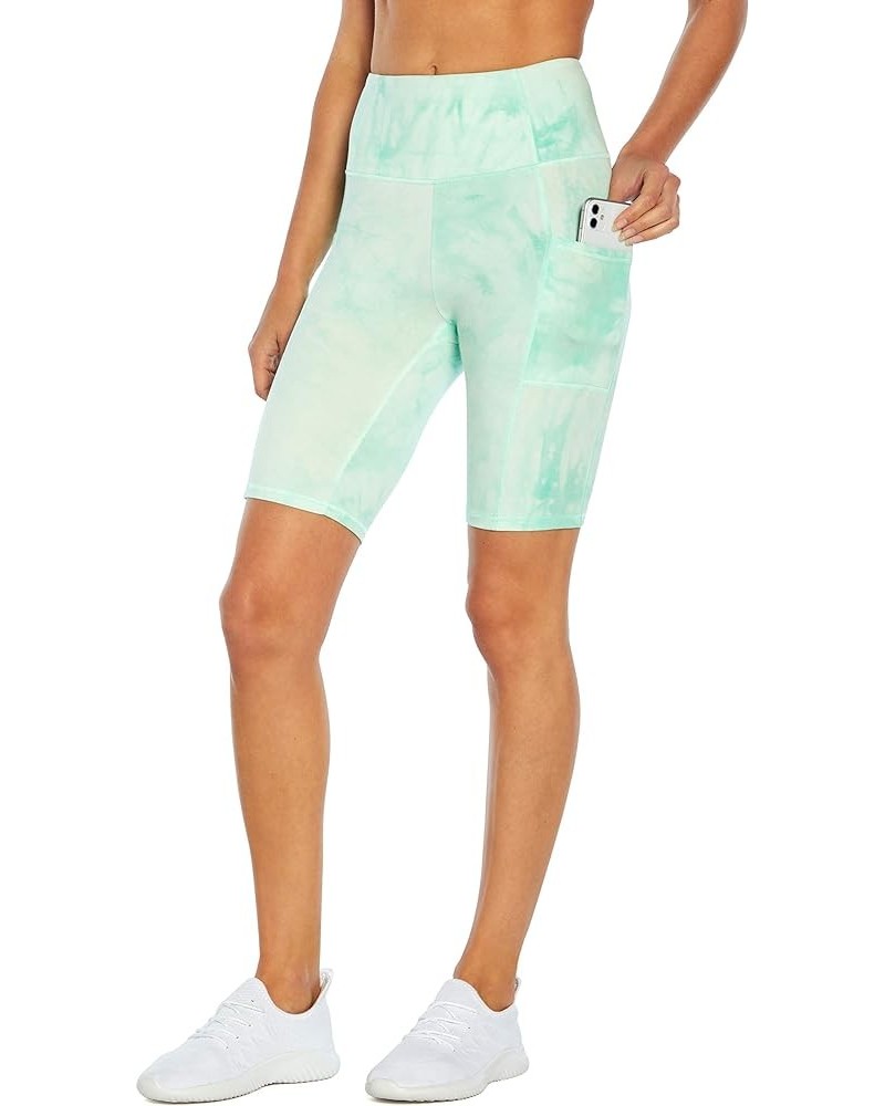 Women's Bambie High Rise Bermuda Short Ocean Wave Tie Dye Marble $9.71 Activewear