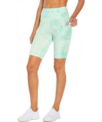 Women's Bambie High Rise Bermuda Short Ocean Wave Tie Dye Marble $9.71 Activewear