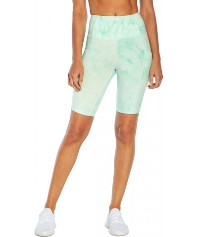 Women's Bambie High Rise Bermuda Short Ocean Wave Tie Dye Marble $9.71 Activewear