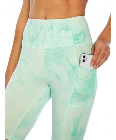 Women's Bambie High Rise Bermuda Short Ocean Wave Tie Dye Marble $9.71 Activewear