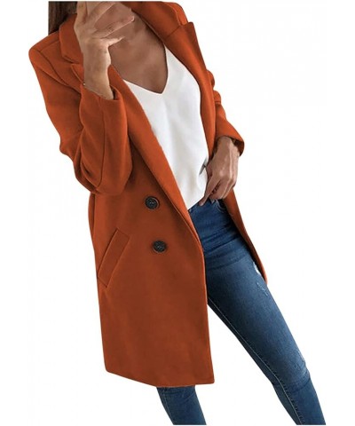 Blazer Jackets for Women Fall Fashion 2022 Lapel Long Sleeve Suit Jacket Lightweight Open Front Oversized Coats with Pockets ...