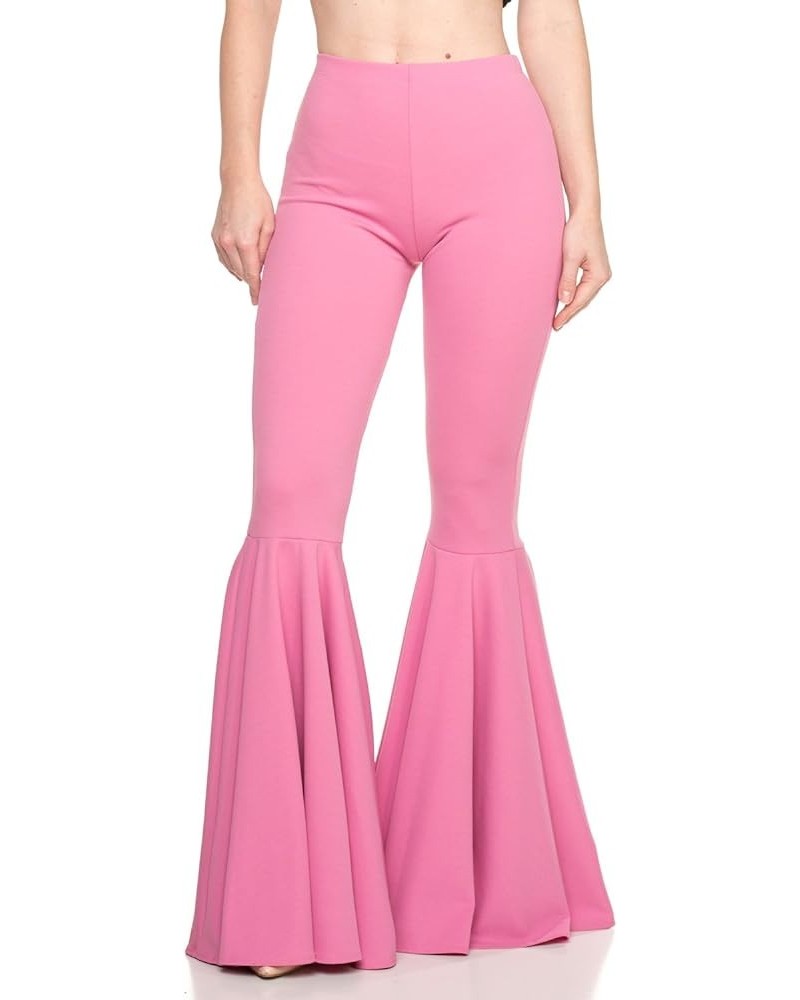 Women's J2 Love Mermaid Ruffle Flare Pants Pink $16.60 Pants