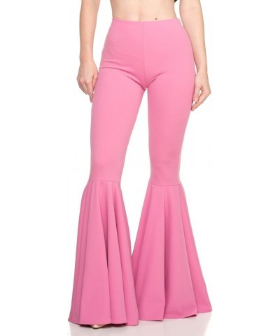 Women's J2 Love Mermaid Ruffle Flare Pants Pink $16.60 Pants