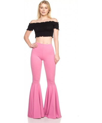 Women's J2 Love Mermaid Ruffle Flare Pants Pink $16.60 Pants