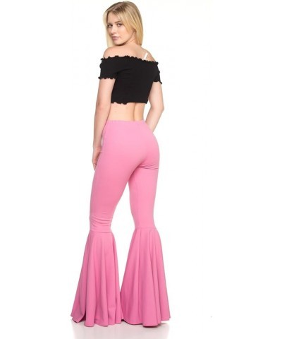 Women's J2 Love Mermaid Ruffle Flare Pants Pink $16.60 Pants