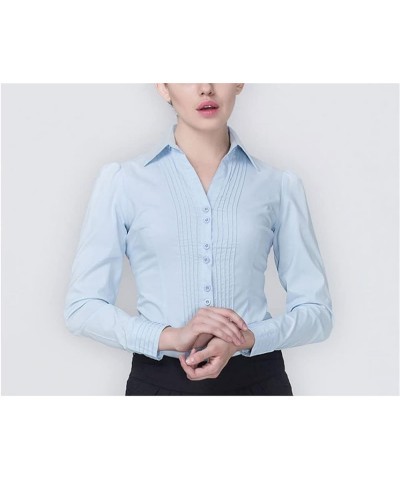 Bodysuits Women Rompers Office Lady Work Wear Shirts Blouses Female Tops Business Overalls XX-Large White $19.74 Overalls