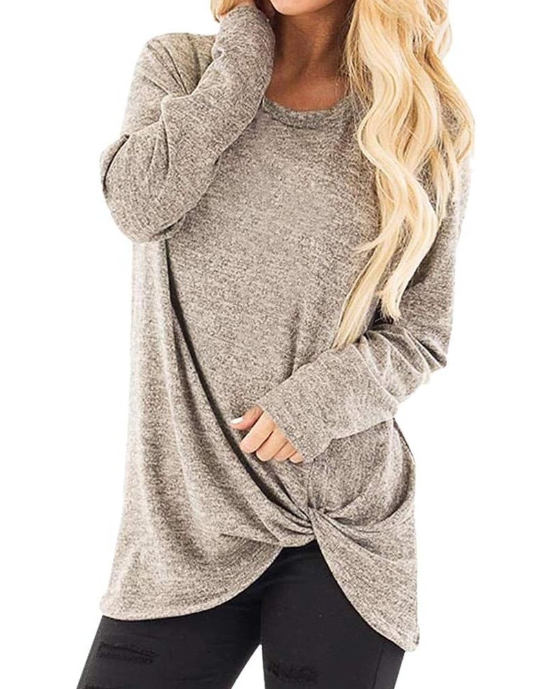 Sweatshirts for Women Comfy Side Split Sweatshirt Long Sleeve Crewneck Pullover Tops Teen Girls Trendy Y2K Clothes 3315-awyqg...