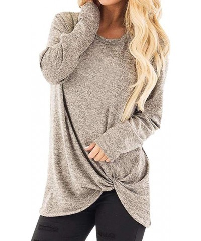 Sweatshirts for Women Comfy Side Split Sweatshirt Long Sleeve Crewneck Pullover Tops Teen Girls Trendy Y2K Clothes 3315-awyqg...