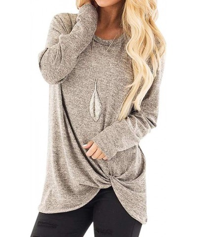 Sweatshirts for Women Comfy Side Split Sweatshirt Long Sleeve Crewneck Pullover Tops Teen Girls Trendy Y2K Clothes 3315-awyqg...