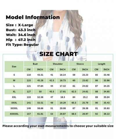 Spring Fashion for Women,2024 Spring Trendy Print Cardigan Fashion Casual Floral Print Medium Length Cardigan Jacket Coat 4-g...