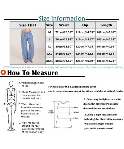 Women High Waist Wide Leg Pants 2024 Fashion Drawstring Elastic Beach Trousers Summer Comfy Straight Leg Long Pants Pockets 0...