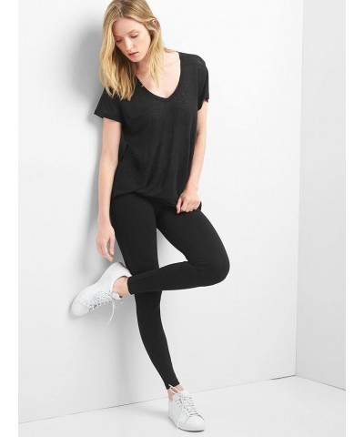 Women's Basic Legging Pant True Black $14.81 Leggings