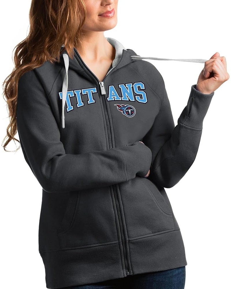 Women's Heathered NFL Wordmark Victory Full-Zip Hoodie Tennessee Titans, Charcoal $43.70 Hoodies & Sweatshirts