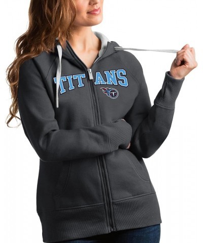 Women's Heathered NFL Wordmark Victory Full-Zip Hoodie Tennessee Titans, Charcoal $43.70 Hoodies & Sweatshirts