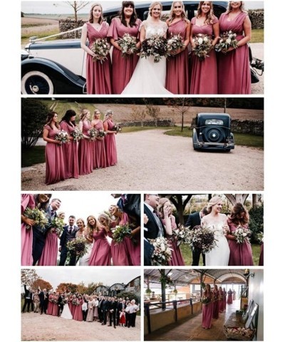 Bridesmaid Dresses Long Prom Dresses Multiple Wearing Methods Bridesmaid Gowns Peach $46.74 Dresses