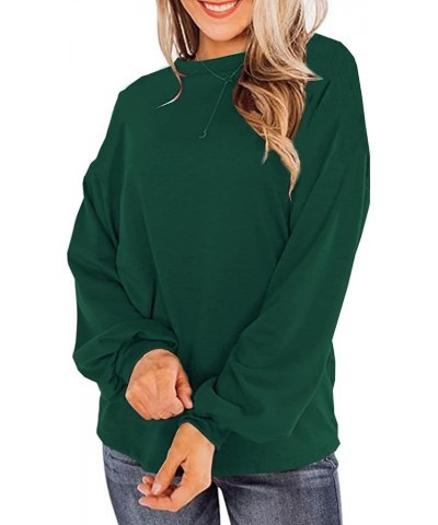 Womens Leopard Print Long Sleeve Shirts Fall Casual Crewneck Color Block Tops Sweatshirts Z Green $17.09 Tops