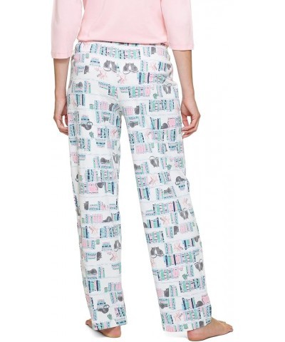 womens Sleep and Lounge Pajama Separates, Late Summer & Fall Collection Cannoli Cream Cats - Sleep Pant $10.39 Sleep & Lounge