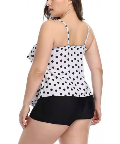 4Th of July Womens Swimsuits Sexy Tummy Control Swimsuits Two Pieces Push Up Tankini Bathing Suits Z1-a-black $11.07 Swimsuits