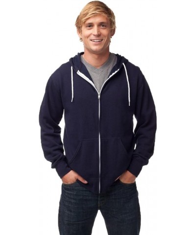 Independent Trading Co. Unisex Sherpa-Lined Hooded Sweatshirt (EXP90SHZ) Classic Navy $12.60 Hoodies & Sweatshirts