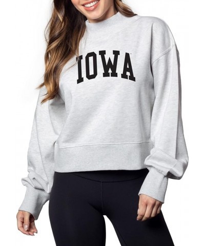 Women's Haily Sweatshirt Iowa Hawkeyes Ash Grey $11.99 Activewear