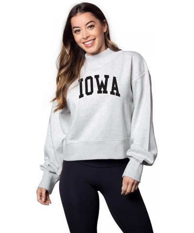 Women's Haily Sweatshirt Iowa Hawkeyes Ash Grey $11.99 Activewear