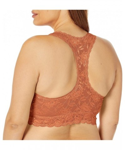 Women's Plus Size Say Never Extended Racie Racerback Bralette Dark Copper $21.22 Lingerie