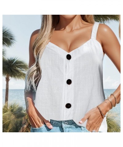 Womens 2023 Summer Puff Short Sleeve Tops Casual Loose Fit V Neck Puff Short Sleeve Solid Color T-Shirts White 2 $6.35 Tops