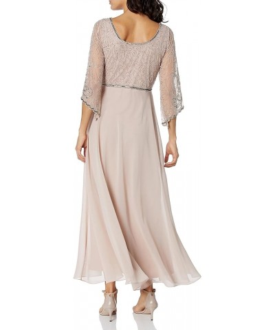 Women's Petite Beaded Jacket Dress Blush/Mercury $80.64 Dresses