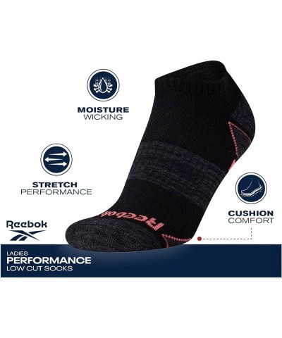 Women's No Show Athletic Breathable Low Cut Cushioned Socks (12 Pack) Pink Rose Multi $13.99 Activewear