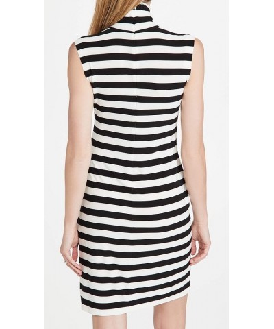 Women's Slim Fit Sleeveless Turtle Dress to Knee 3/4 Stripe $52.56 Dresses