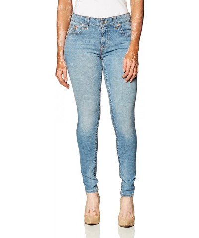 Women's Jennie Mid Rise Curvy Fit Skinny Ankle Jean Sky Light $50.98 Jeans