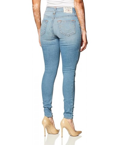 Women's Jennie Mid Rise Curvy Fit Skinny Ankle Jean Sky Light $50.98 Jeans