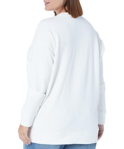 Women's Trefoil Crew Sweatshirt White $20.69 Activewear