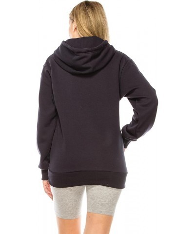 Women's Oversized Hoodie Pullover - Medium Weight Fleece Warm Loose Fit Casual Long Sleeve Hooded Sweatshirts Top Navy $15.00...