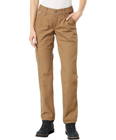 Female FR Stretch DuraLight Canvas Stackable Straight Leg Pant Field Khaki 30 $41.23 Pants