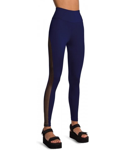 Net Overlay Leggings for Women Indigo Berry/Black $34.65 Leggings