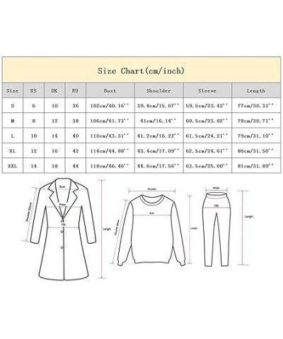 Vest Women's Printed Cardigan Formal Suit Long Sleeve Lapels Business Office Jacket Coat Blouse Vest (Orange, L) Large Light ...