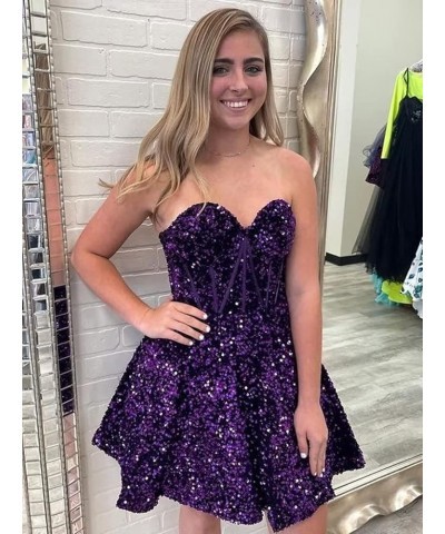 Sequin Short Homecoming Dresses for Teens Sparkly A Line Prom Dress Tight Cocktail Dresses Evening Gown with Pocket Mairgold ...