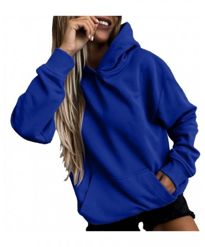 Teen Girls Hoodies Butterfly Print Sweatshirt Women's Hooded Tops Long Sleeve Drawstring Pullover Color Block Jumper 6blue $1...