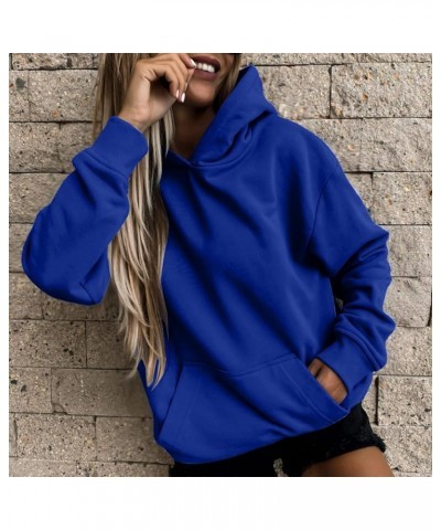 Teen Girls Hoodies Butterfly Print Sweatshirt Women's Hooded Tops Long Sleeve Drawstring Pullover Color Block Jumper 6blue $1...