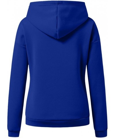 Teen Girls Hoodies Butterfly Print Sweatshirt Women's Hooded Tops Long Sleeve Drawstring Pullover Color Block Jumper 6blue $1...