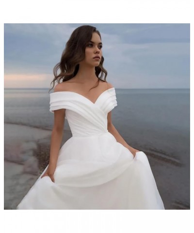 Off Shoulder Tulle Prom Dresses Ball Gown for Women A-Line Wedding Dress Split Formal Evening Dress Lavender $43.35 Dresses