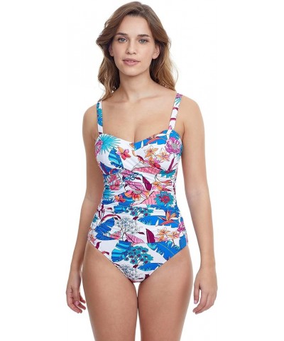 Women's Standard Bohemian Gypsy D-Cup One Piece Multicolor $18.64 Swimsuits