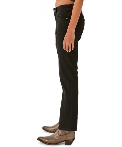 Women's Mid Rise Sweet Straight Jeans Clean Black $19.62 Jeans