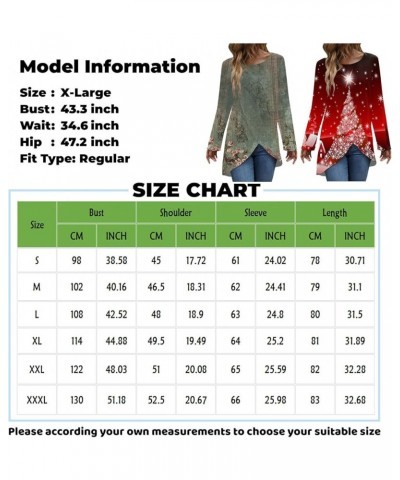 Women's Elegant High Low Tops Irregular Hem Long Sleeve Tunic Tops To Hide Belly Trendy Blouse Baggy Fit Shirt Dresses B128-w...