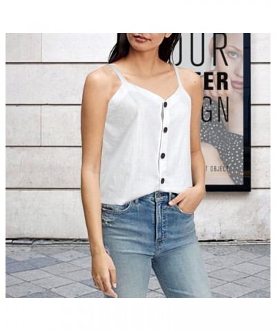 Womens 2023 Summer Puff Short Sleeve Tops Casual Loose Fit V Neck Puff Short Sleeve Solid Color T-Shirts White 2 $6.35 Tops