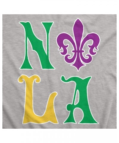 NOLA New Orleans Louisiana Women's Racerback Tank Top Black $10.37 Tanks